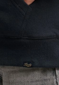 Superdry ESSENTIAL BORG - Zip-up Sweatshirt - Eclipse Navy -Superdry Shop 26a36e469ea04222b4ed788353f5f89b