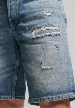 Superdry VINTAGE - Denim Shorts - Felix Ripped Vintage -Superdry Shop 26f5171524cf45c396106b8d41a3feab