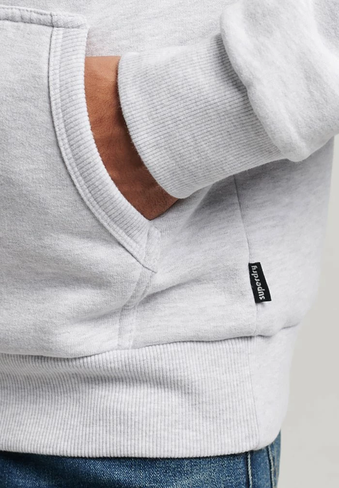 Superdry Hoodie - Glacier Grey Marl 3 Superdry Hoodie - Glacier Grey Marl - Image 3