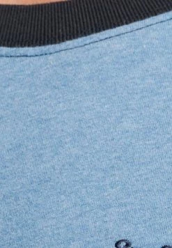 Superdry VINTAGE BASEBALL - Long Sleeved Top - Thrift Blue Marl Eclipse Navy -Superdry Shop 272cf673ffa343679cfea0cb96bb1507