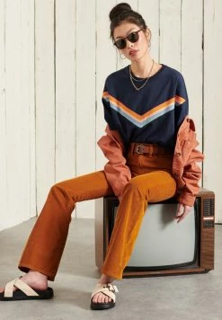 Superdry Print T-shirt - Nautical Navy