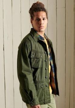 Superdry Denim Jacket - Olive