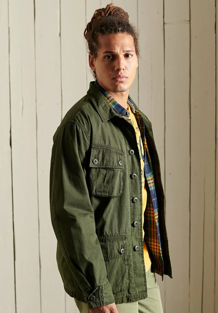 Superdry Denim Jacket - Olive 1 Superdry Denim Jacket - Olive