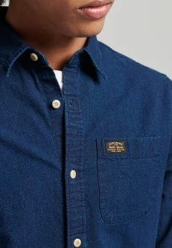 Superdry VINTAGE - Shirt - Rinse Wash Dobby -Superdry Shop 281949569f4c484ab41d452ca8b29b7b