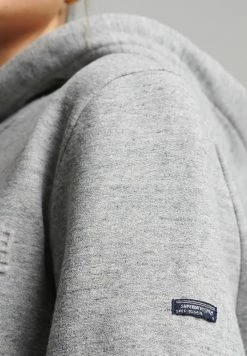 Superdry VINTAGE CORPORATE LOGO - Hoodie - Athletic Grey Marl -Superdry Shop 2819c8842a1446c392eb6c49084d985b