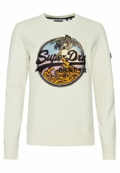 Superdry VINTAGE LOGO NARRATIVE RHINESTONE CREW - Sweatshirt - Ecru 7 Superdry VINTAGE LOGO NARRATIVE RHINESTONE CREW - Sweatshirt - Ecru -Superdry Shop 2823f827556543dcaa2a3b6d2dee7b2a