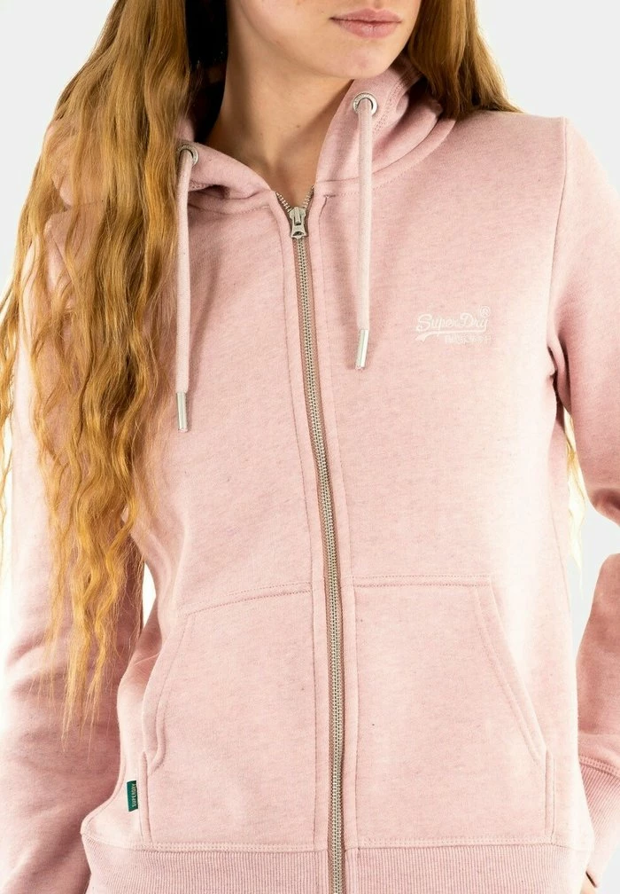 Superdry Zip-up Sweatshirt - Rose 3 Superdry Zip-up Sweatshirt - Rose - Image 3