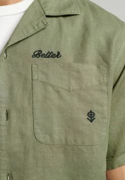 Superdry VINTAGE - Shirt - Olive Khaki -Superdry Shop 286103e8f15c46ab8489101169caddf4