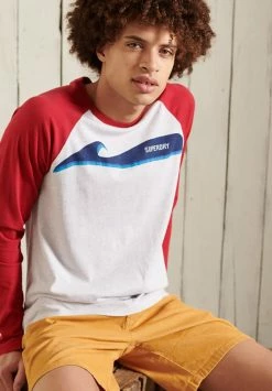 Superdry CALI SURF - Long Sleeved Top - Ice Marl -Superdry Shop 2866ce0481bf4bc58cf515e4f1f56ba2