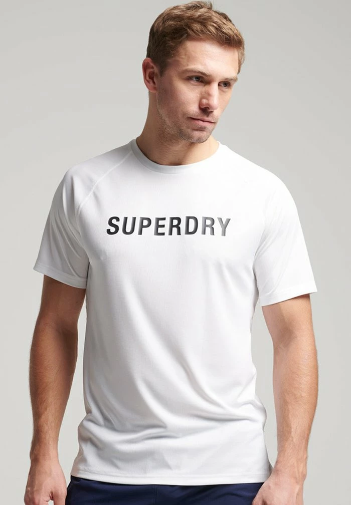 Superdry Print T-shirt - Optic 1 Superdry Print T-shirt - Optic