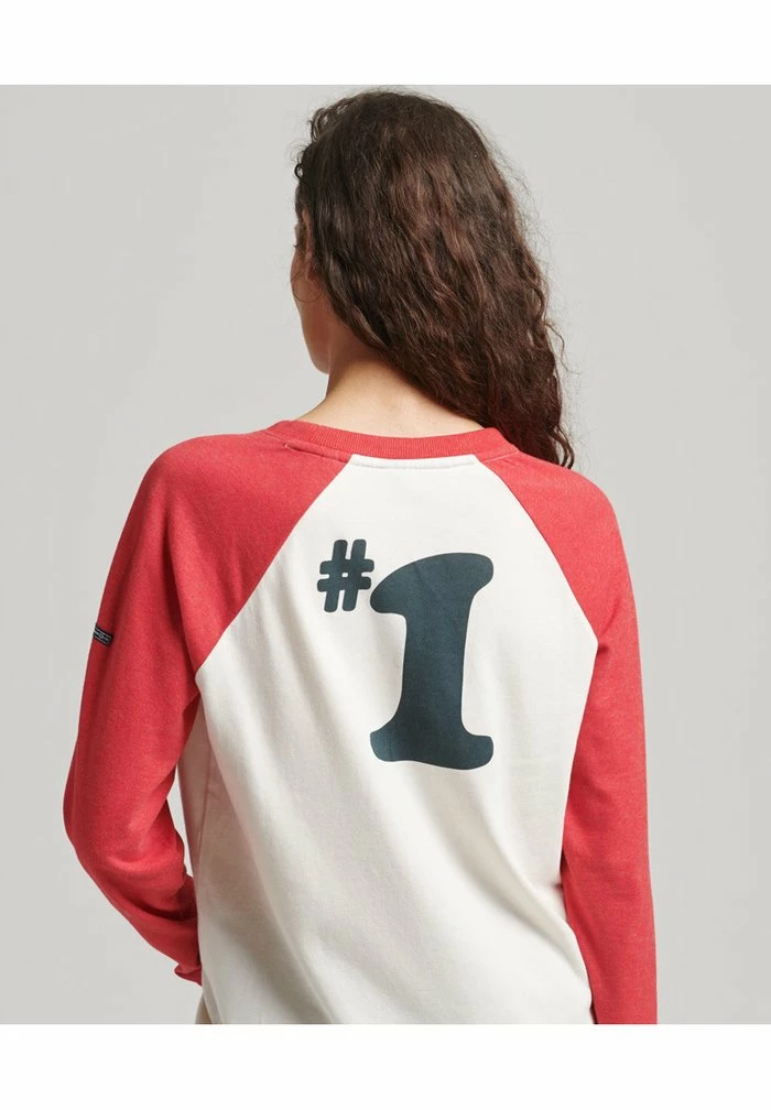 Superdry VINTAGE COOPER NOSTALGIA - Long Sleeved Top - Red 2 Superdry VINTAGE COOPER NOSTALGIA - Long Sleeved Top - Red - Image 2