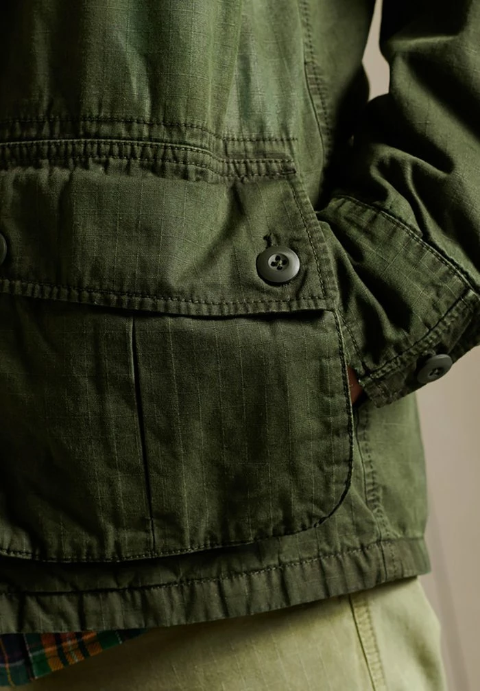 Superdry Denim Jacket - Olive 5 Superdry Denim Jacket - Olive - Image 5