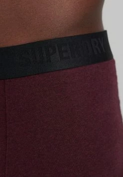 Superdry OFFSET - Pants - Navy/burgundy -Superdry Shop 28c339227909401dac04001cdc270250
