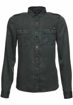 Superdry Button-down Blouse - Thyme -Superdry Shop 28ddd0a739a4492bb561e43fa8372b0a