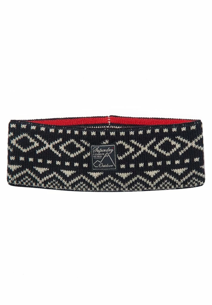 Superdry Ear Warmers - Mono Jacquard 2 Superdry Ear Warmers - Mono Jacquard - Image 2