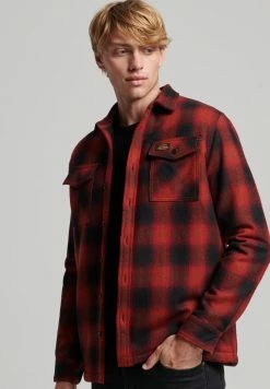 Superdry MILLER - Shirt - Redwood Check