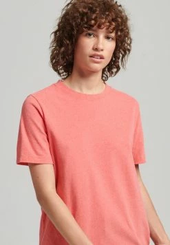 Superdry VINTAGE LOGO - Basic T-shirt - Coral Marl -Superdry Shop 2962b8f50bce47ee8cf77f0e53abdff3