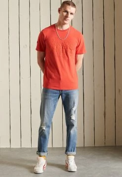 Superdry VINTAGE LOGO TONAL - Print T-shirt - Americana Red