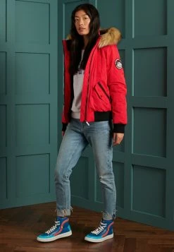 Superdry Winter Jacket - Burnt Red