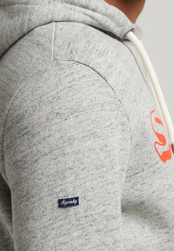 Superdry TRAVEL - Hoodie - Athletic Grey Marl 3 Superdry TRAVEL - Hoodie - Athletic Grey Marl - Image 3