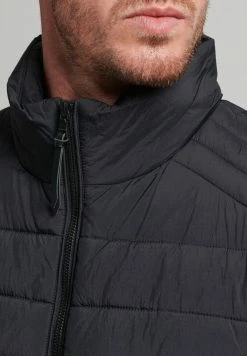 Superdry Waistcoat - Black -Superdry Shop 29e9f21d7bea4273b4b77a646463a827