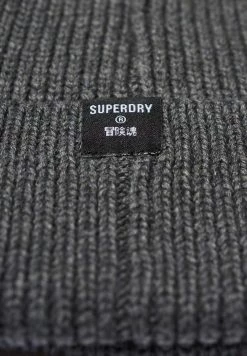 Superdry CODE - Beanie - Charcoal -Superdry Shop 2aa6d72f23e343d5a9fa43fef335850d