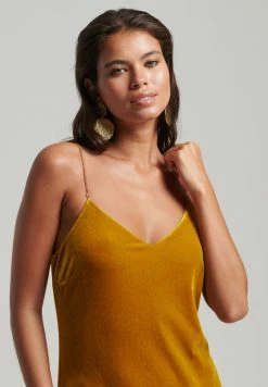 Superdry Cocktail Dress / Party Dress - Golden Palm Brown -Superdry Shop 2ab0e3c5865644e79e5f85c4870d1ed4