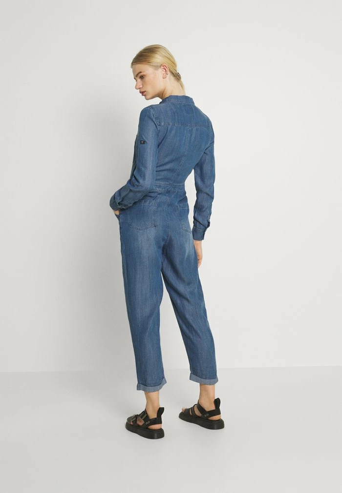 Superdry BOILER - Jumpsuit - Mid Wash 3 Superdry BOILER - Jumpsuit - Mid Wash - Image 3