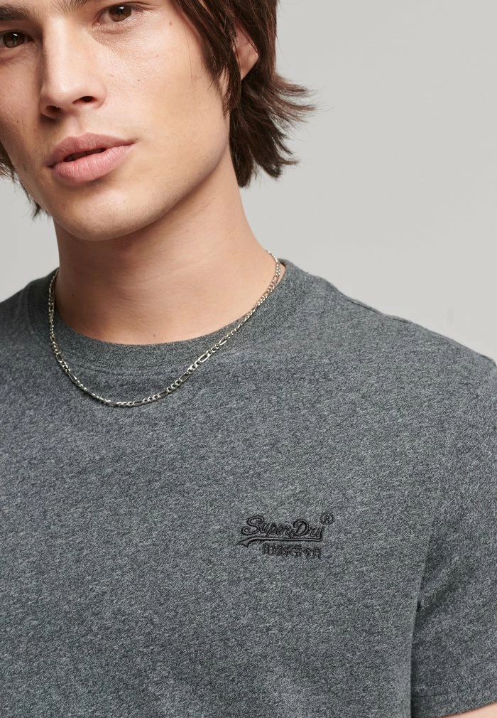 Superdry VINTAGE - Basic T-shirt - Asphalt Grit 5 Superdry VINTAGE - Basic T-shirt - Asphalt Grit - Image 5
