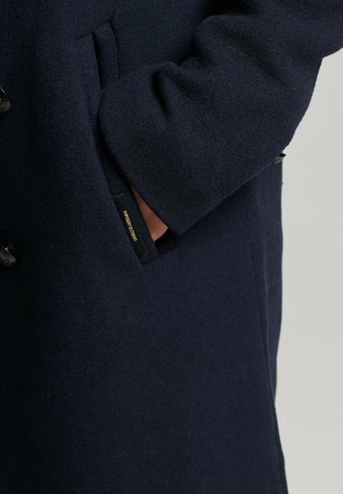 Superdry LONG MILITARY - Classic Coat - Eclipse Navy 4 Superdry LONG MILITARY - Classic Coat - Eclipse Navy - Image 4