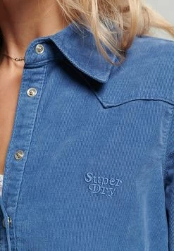 Superdry VINTAGE WESTERN - Button-down Blouse - Mid Wash Indigo 8 Superdry VINTAGE WESTERN - Button-down Blouse - Mid Wash Indigo -Superdry Shop 2afc2b70ff4f4492b3cc3ac18df67dd3