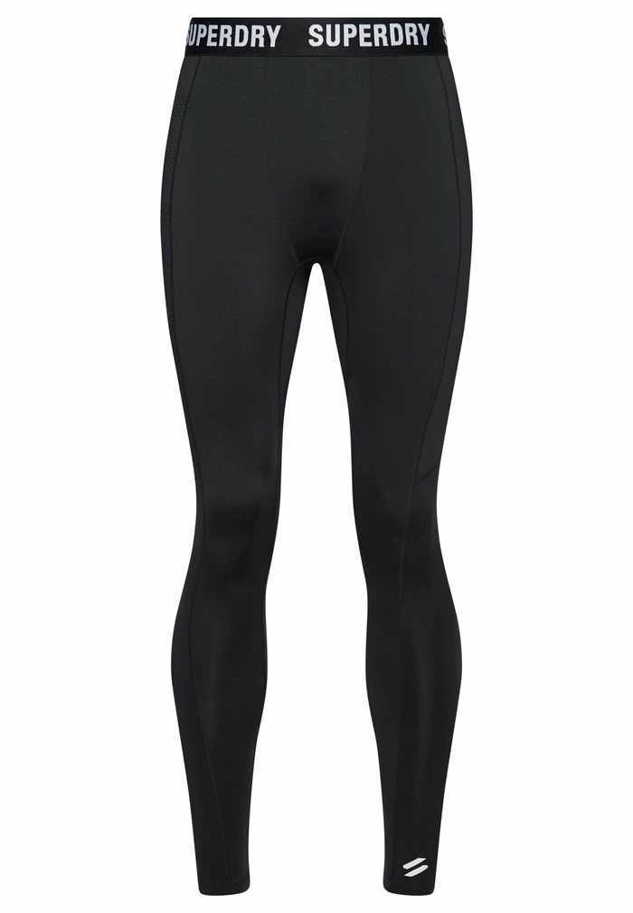 Superdry SPORT CORE FULL LENGTH TIGHT - Tracksuit Bottoms - Black 4 Superdry SPORT CORE FULL LENGTH TIGHT - Tracksuit Bottoms - Black - Image 4