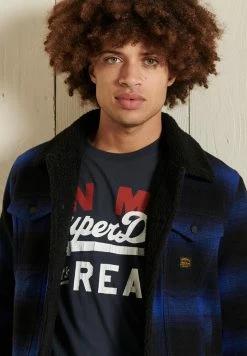 Superdry VINTAGE LOGO AMERICAN CLASSIC - Print T-shirt - Eclipse Navy -Superdry Shop 2b29bab8f036488eb920f32030f5e391