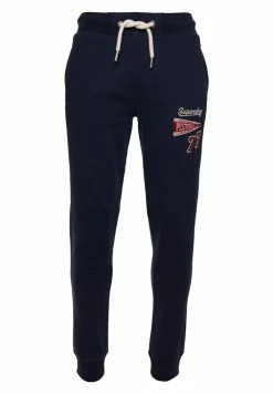 Superdry COLLEGIATE - Tracksuit Bottoms - Eclipse Navy -Superdry Shop 2b3182f19b904c6cafb3800512d0d0ed