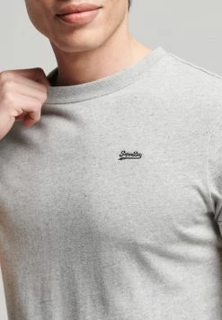 Superdry Basic T-shirt - Pumice Stone Marl -Superdry Shop 2b36c30d1d1b48c3a240f7426a97e539
