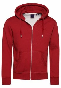 Superdry Zip-up Sweatshirt - Track Red Marl -Superdry Shop 2b3f8ff481244682b51aa8722f58997c