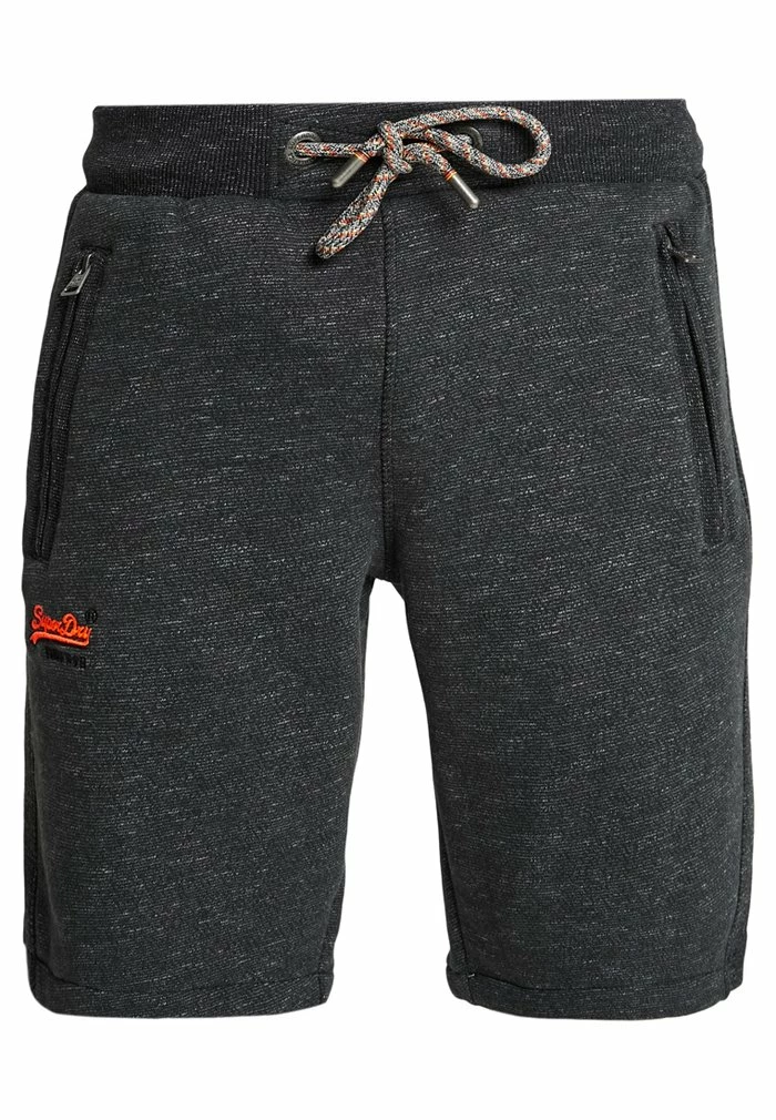 Superdry LABEL CALI - Tracksuit Bottoms - Black Carbon 4 Superdry LABEL CALI - Tracksuit Bottoms - Black Carbon - Image 4
