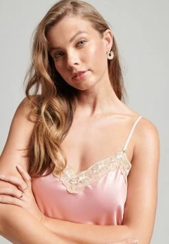 Superdry CAMI - Top - Autumn Rose Pink -Superdry Shop 2b7f0013967049a9b01917f1e805c8aa