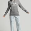 Superdry VENUE INTEREST - Hoodie - Charcoal Marl