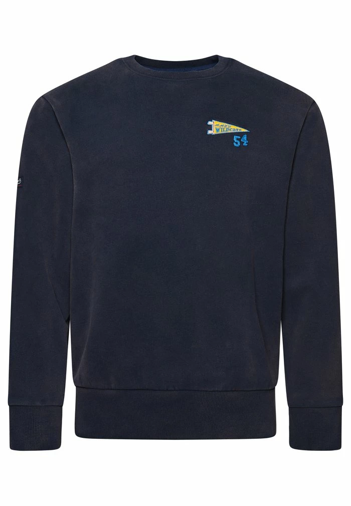 Superdry VINTAGE COLLEGIATE CREW - Sweatshirt - Rich Navy 5 Superdry VINTAGE COLLEGIATE CREW - Sweatshirt - Rich Navy - Image 5