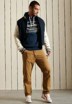 Superdry CORE LOGO AMERICAN POCKET - Hoodie - Tois Blue Grit