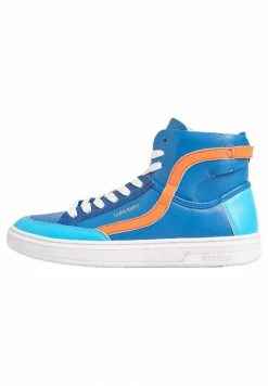 Superdry BASKET LUX - High-top Trainers - Blue Orange