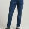 Superdry Straight Leg Jeans - Vanderbilt Ink Worn