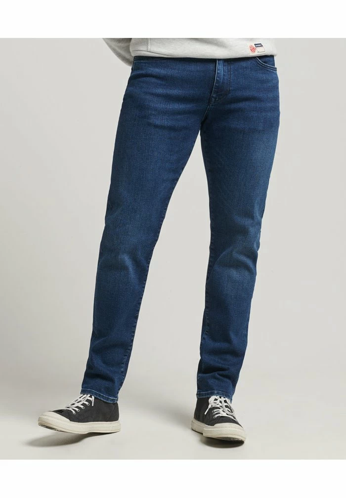 Superdry Straight Leg Jeans - Vanderbilt Ink Worn 1 Superdry Straight Leg Jeans - Vanderbilt Ink Worn