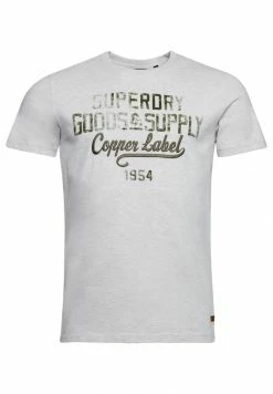 Superdry Print T-shirt - Off White Marl -Superdry Shop 2bd929fc61f44e368be8f09c0071cada