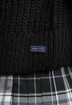 Superdry BRUSHED STRIPE CREW NECK - Jumper - Black Mix Stripe -Superdry Shop 2bdc906109d749cf8c731373f459f5d8