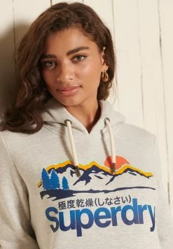 Superdry CORE LOGO - Hoodie - Oatmeal Marl -Superdry Shop 2c214ef504f24d0cbf1827a196f1d304