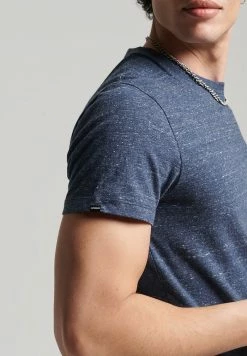 Superdry VINTAGE LOGO MICRO - Basic T-shirt - Creek Navy Heather -Superdry Shop 2c23298c9fac4cc39456e927deb3584a