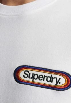 Superdry VINTAGE CORE LOGO SEASONAL - Long Sleeved Top - Brilliant White -Superdry Shop 2c32af6bde474fa7bfcfd731f63c0169