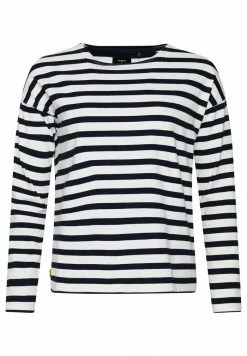 Superdry HEAVYWEIGHT - Long Sleeved Top - Navy Optic Stripe -Superdry Shop 2c3c48ca558646ce913d5eb4d53fa4e3